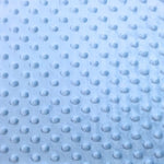 Load image into Gallery viewer, Sky Blue Dimple Dot Minky Fabric – Soft Plush Baby Blanket Fabric, Nursery Sewing Material by the Yard
