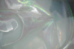 Load image into Gallery viewer, White Pearlized Sheer iridescent Organza Fabric 58”Wide by yard
