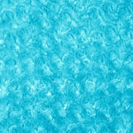 Load image into Gallery viewer, Turquoise Rosebud soft fabric BY THE YARD 60" Wide
