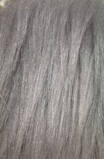 Load image into Gallery viewer, Fur Faux fake Light gray shaggy faux fur upholstery custom fabric by the yard 60" wide
