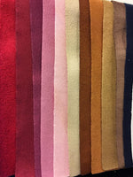 Load image into Gallery viewer, Stretch Faux Suede Polyester Spandex Apparel Clothing Cosplay Costume Fabric 58" Wide, BY THE YARD

