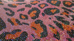 Load image into Gallery viewer, Pink leopard Nylon SPandex  dance swimsuits 4 way stretch 58" wide  Sportswear, Athletic
