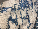 Load image into Gallery viewer, Marine Blue Luxury style textured drapery linen upholstery fabric  BY THE YARD 56" wide textura
