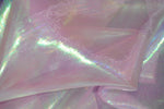 Load image into Gallery viewer, Pink Pearlized iridescent Organza Fabric 58” Wide by yard
