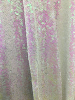 Load image into Gallery viewer, Dress Gowns Mini Disc Glitz Sequin Spandex Fabric - Rainbow - 54"/54" Wide By The Yard Dress Craft
