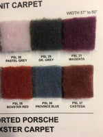 Load image into Gallery viewer, Porsche Sliver knit  and Boxter imported Carpet Fabric for Automotive Upholstery - Sold by the yard
