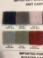 Load image into Gallery viewer, Porsche Sliver knit  and Boxter imported Carpet Fabric for Automotive Upholstery - Sold by the yard
