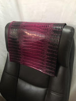 Load image into Gallery viewer, Magenta Nile faux leather vinyl Sofa Loveseat Chaise Theater Seat RV Cover Chair Caps Headrest Pad, Recliner Head Cover, Furniture Protector
