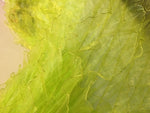 Load image into Gallery viewer, Lime Ruffled Organza Fabric Draping Craft Wedding Party Decor Fabric dress  58" wide
