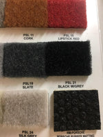 Load image into Gallery viewer, Porsche Interior Silver Knit Carpet – Imported Automotive Replacement Fabric, Upholstery by the Yard
