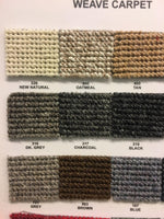 Load image into Gallery viewer, Authentic German Wool Square Woven automotive Carpet 65 inch wide, polyester/latex backed,
