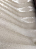 Load image into Gallery viewer, 54"wide White stripe animal fur embossed vinyl faux leather upholstery, Restaurant, furniture upholstery, automotive
