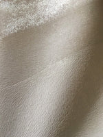 Load image into Gallery viewer, 54"wide White stripe animal fur embossed vinyl faux leather upholstery, Restaurant, furniture upholstery, automotive
