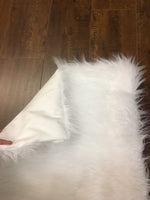 Load image into Gallery viewer, Furry Shaggy Faux Fur Table Runner table linen, holiday decor, home decor 12x108 inches
