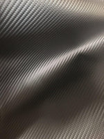 Load image into Gallery viewer, Black Vinyl CARBON FIBER Embossed Upholstery Fabric / 54" Wide / Sold BTY
