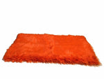 Load image into Gallery viewer, 5' x 8' New Premium Orange Shag Fur Area Rug Nursery Room Decor Home Accents shaggy Contemporary Modern Shag Carpet Throw Rug
