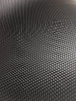 Load image into Gallery viewer, Faux Leather fabric 54" Wide Black Diamond semi perforated sold by the yard
