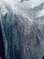 Load image into Gallery viewer, Light blue Glitz Sequin Fabric 54" Wide By The Yard
