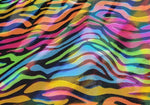 Load image into Gallery viewer, Zebra multi color dance swimsuits 4 way stretch 58" wide  Sportswear Athletic yoga pants
