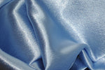 Load image into Gallery viewer, Sky blue Satin Crepe solid Shimmer Dress wedding tablecloth Fabric 60" Wide  Sold By the yard
