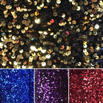 Load image into Gallery viewer, Sequin Stretch Velvet 4-Way stretch apparel fabric by the yard 60" Wide
