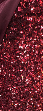 Load image into Gallery viewer, Sequin Stretch Velvet 4-Way stretch apparel fabric by the yard 60" Wide
