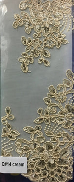 Load image into Gallery viewer, Floral lace Fabric Sold By The Yard perfect for apparel and much more-Natalie
