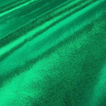 Load image into Gallery viewer, Kelly green Metallic Foil 4Way Stretch Spandex fabric BY THE YARD swimwear dancewear costume 60" Wide

