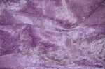 Load image into Gallery viewer, Lilac Velvet panne Crushed Backdrop Velour Stretch Fabric 60" Wide By the yard
