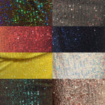 Load image into Gallery viewer, Pleated Glitz Sequin Mesh Fabric By The Yard
