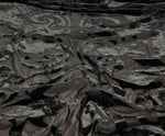 Load image into Gallery viewer, Fleur-De-Lis Wallpaper burnout 4 way stretch Velvet Draping, Curtains, Appeal Dresses
