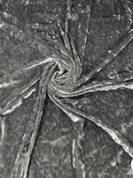 Load image into Gallery viewer, Silver Crushed Stretch Ice Velvet Clothing Dress Spandex 4-WAY Stretch Fabric
