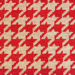 Load image into Gallery viewer, Chenille Red houndstooth Upholstery Drapery fabric by the yard 54” Wide
