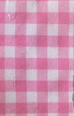 Load image into Gallery viewer, Pink Gingham Check 1/4in Fabric 60” wide By The Yard
