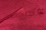Load image into Gallery viewer, Suede faux Maroon micro upholstery drapery fabric BY THE YARD 58" Wide No Stretch
