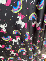 Load image into Gallery viewer, Unicorn print two way stretch nylon spandex clothing, costume, activewear fabric by the yard
