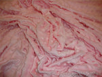 Load image into Gallery viewer, Light Pink Dimple minky Dot fabric per yard 60” wide
