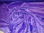 Load image into Gallery viewer, purple dimple minky dot fabric 60” wide
