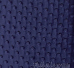 Load image into Gallery viewer, Navy  Dimple Dot faux Fur fabric per yard
