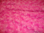 Load image into Gallery viewer, Minky Hot Pink Rose Bud  fabric per yard
