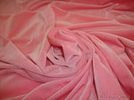 Load image into Gallery viewer, PINK two way stretch velvet fabric 60" Wide by yard
