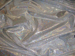 Load image into Gallery viewer, Silver shattered Metallic Spandex Hologram fabric per yard

