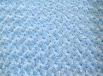 Load image into Gallery viewer, Soft Baby Blue Rose Bud  fabric per yard
