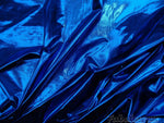 Load image into Gallery viewer, Royal Metallic 4 way strech spandex fabric sold by the yard 60" wide
