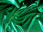Load image into Gallery viewer, Kelly Green Metallic Spandex  fabric per yard
