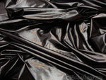 Load image into Gallery viewer, Stretch foil Spandex Black Metallic  fabric per yard 60" wide
