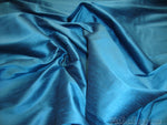 Load image into Gallery viewer, Horizon Blue Shantung Dupioni Faux Silk fabric sold by the yard
