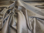 Load image into Gallery viewer, Dove Shantung Dupioni Faux Silk two tone fabric BY THE YARD 54" wide
