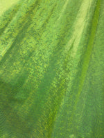 Load image into Gallery viewer, Neon Green shattered Metallic Spandex Hologram fabric per yard
