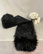 Load image into Gallery viewer, Furry Shaggy Faux Fur Table Runner table linen, holiday decor, home decor
